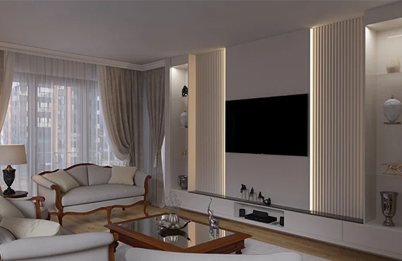 Camli vadi Salon TV Wall